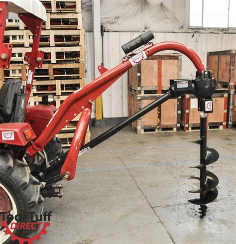 compact tractor 3 point post hole digger|post hole auger for tractor.